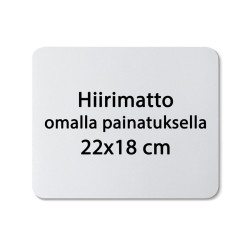 Hiirimatto 22x18 cm omalla painatuksella