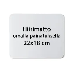 Hiirimatto 22x18 cm omalla painatuksella
