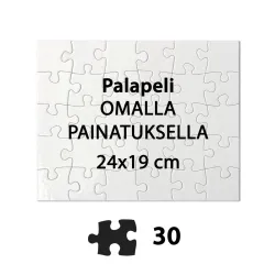 Palapeli omalla painatuksella 30 palaa