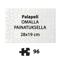 Palapeli omalla painatuksella 96 palaa