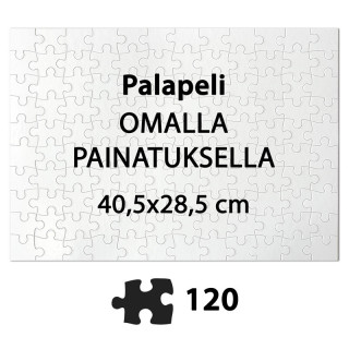 Palapeli omalla painatuksella 120 palaa