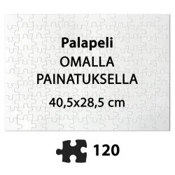 Palapeli omalla painatuksella 120 palaa