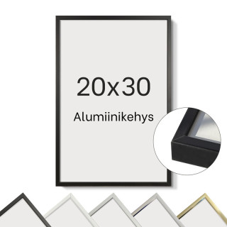 Alumiinikehys 20x30 cm tasainen profiili 7,8 mm