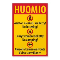 Alueella huomioitava malli 2