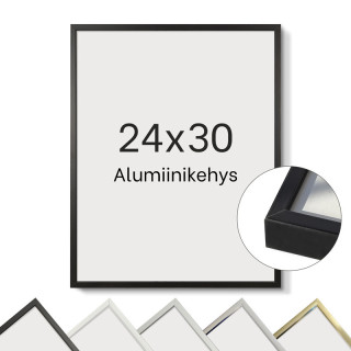 Alumiinikehys 24x30 cm tasainen profiili 7,8 mm