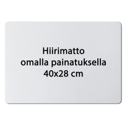 Hiirimatto 40x28 cm omalla painatuksella