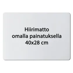 Hiirimatto 40x28 cm omalla painatuksella