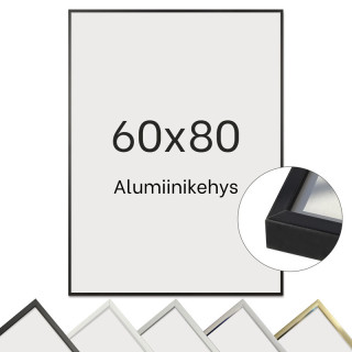 Alumiinikehys 60x80 cm tasainen profiili 7,8 mm