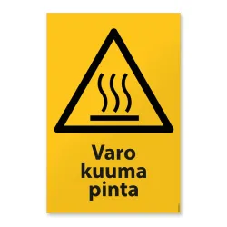 Varo kuuma pinta