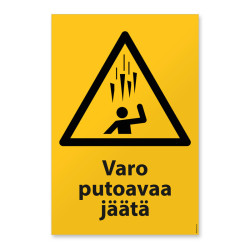 Varo putoavaa jäätä