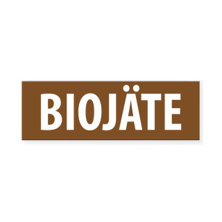 Biojätekeräystarra 180x60 mm