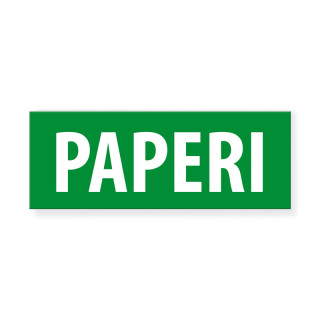 Paperinkeräystarra 160x60 mm