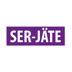 SER-jätteen keräys -tarra 185x60 mm