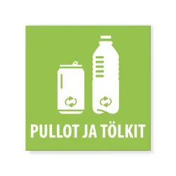 Pantillisten pullojen ja tölkkien keräystarra