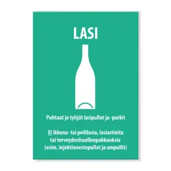Lasinkeräystarra 150x210 mm