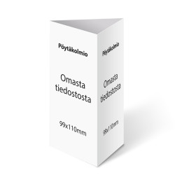 Pöytäkolmio hotelliin omasta tiedostosta nopeasti verkkokaupasta.