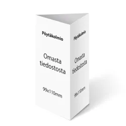 Pöytäkolmio hotelliin omasta tiedostosta nopeasti verkkokaupasta.