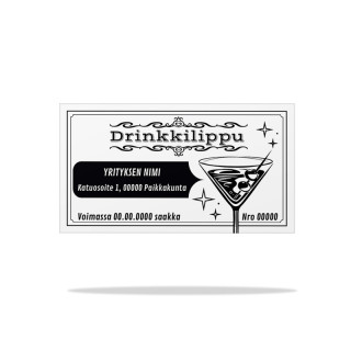 Drinkkiliput helposti ja nopeasti netistä.