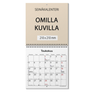 Tilaa kalenteri omilla kuvilla