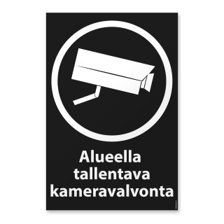 Mustavalkoinen kameravalvonta