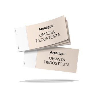 Tilaa arpaliput omasta tiedostosta