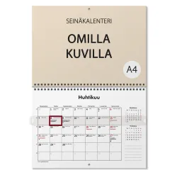 Tilaa seinäkalenteri omilla kuvilla