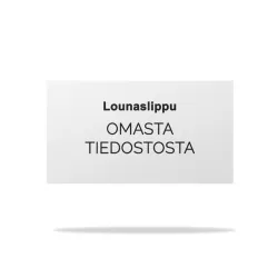 Lounaslippu omasta tiedostosta