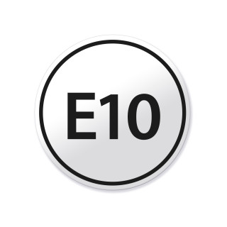 Bensiini E10 merkintätarra