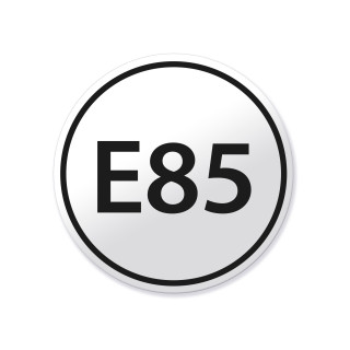 Bensiini E85 merkintätarra