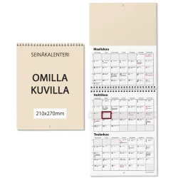 Tilaa seinäkalenteri omilla kuvilla